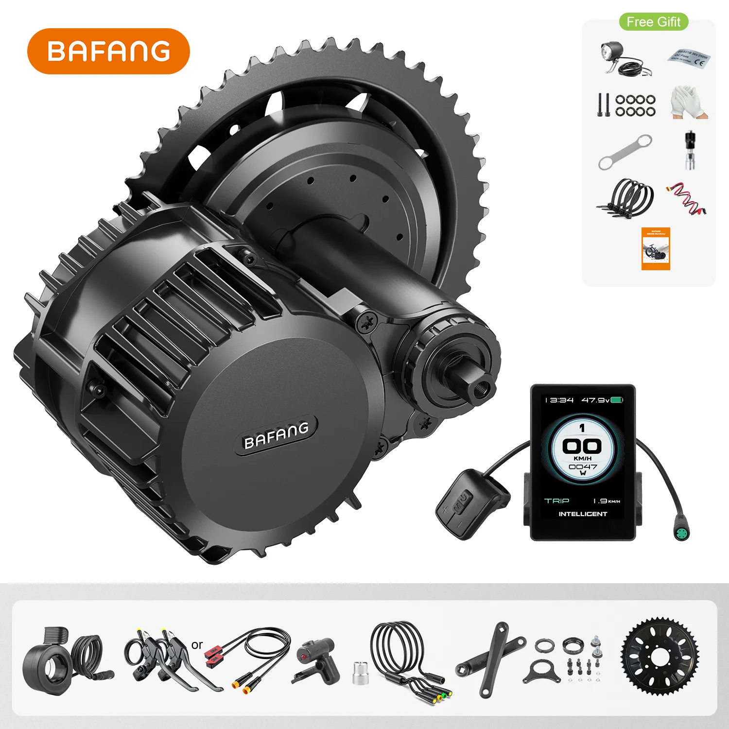 Bafang Bbshd 1000W Conversion Kit - Bafang M615 MM G320.1000 UART محرك