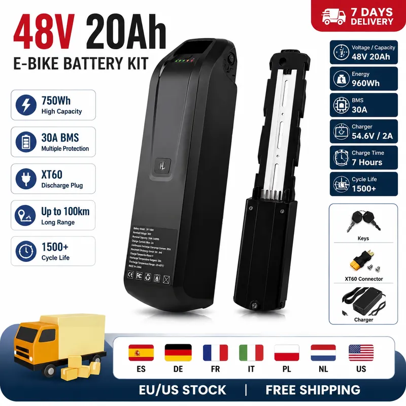 بطارية دراجة كهربائية هايلونج  - مراجعة Ebike Battery 48V 20Ah Hailong وسعره