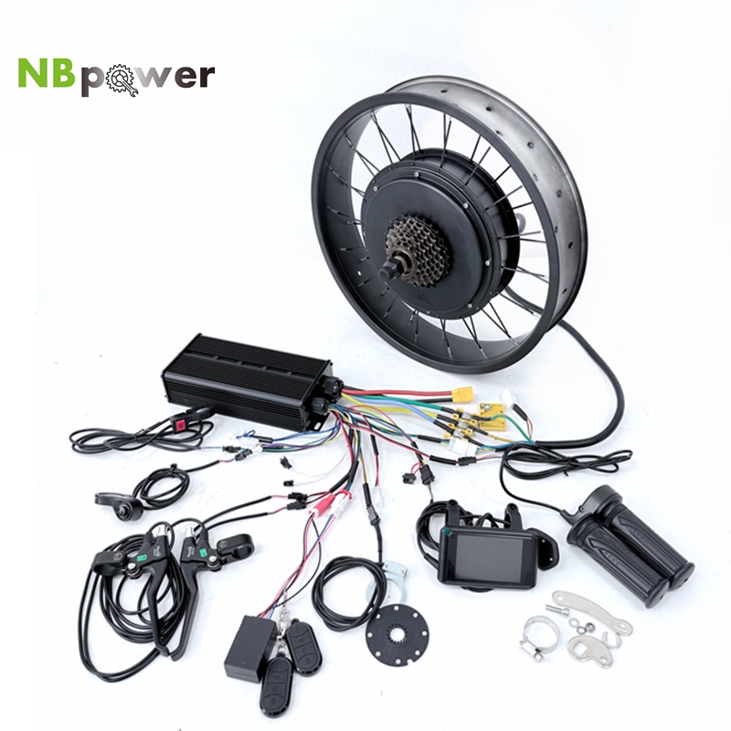 NBpower 72V 5000W 70-90km/h BL - مراجعة 72V 5000W Hub Motor Kit وسعره
