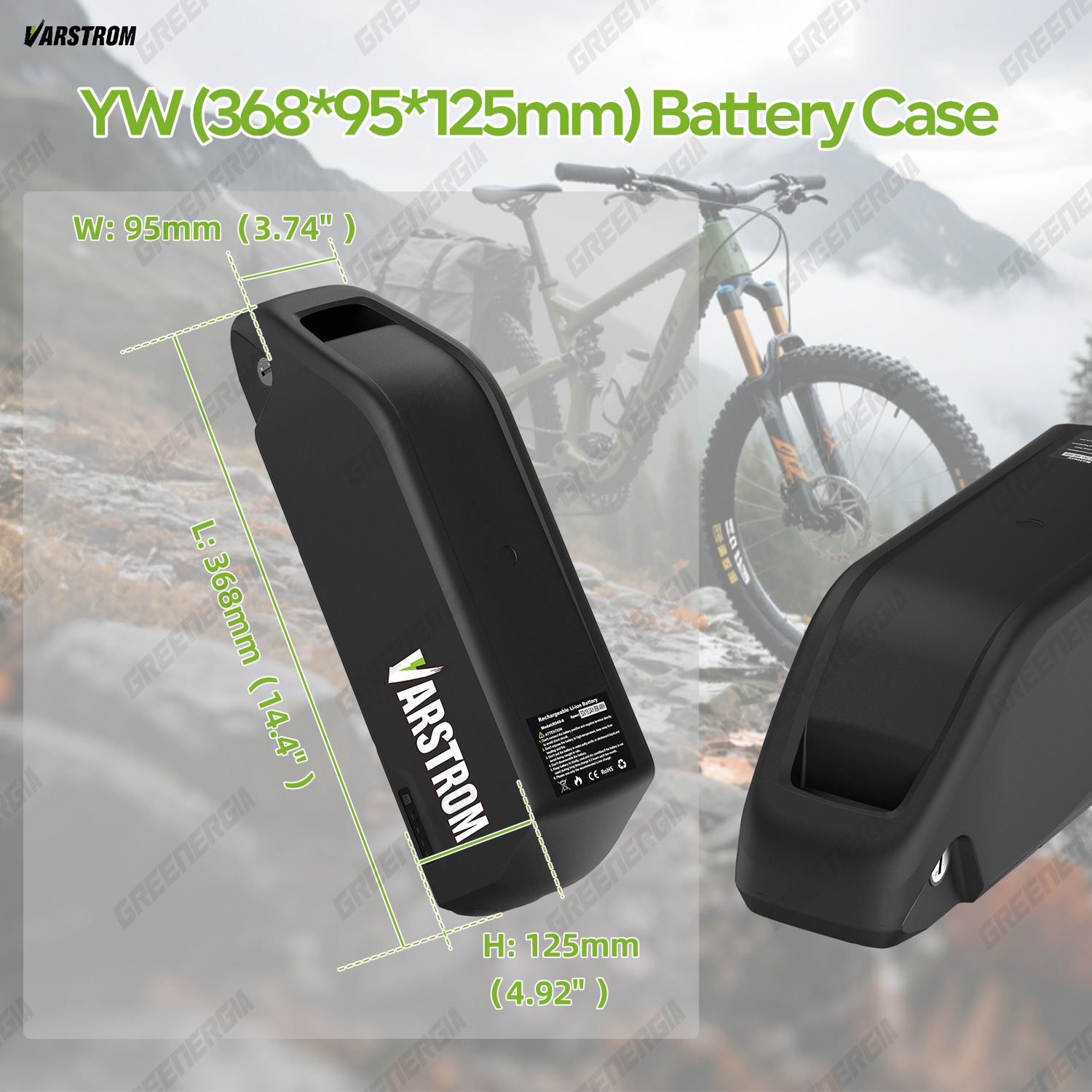 بطارية دراجة كهربائية هاي-لونج - مراجعة Ebike Battery 48V 20Ah Hailong وسعره