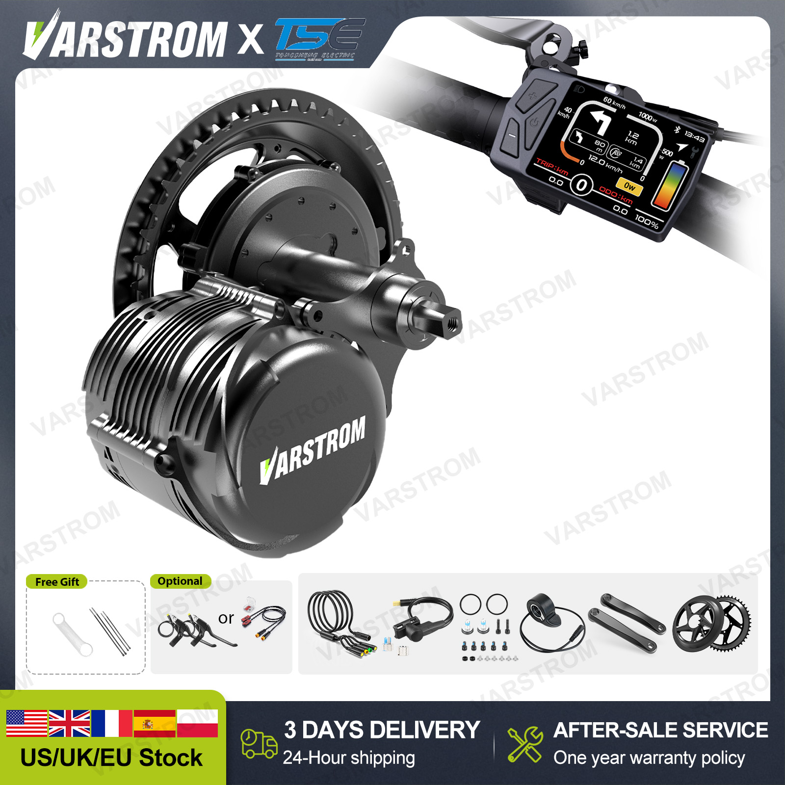 [شحن سريع خلال 3 أيام في الولا - مراجعة Tongsheng Tsdz2B Mid Drive Motor وسعره