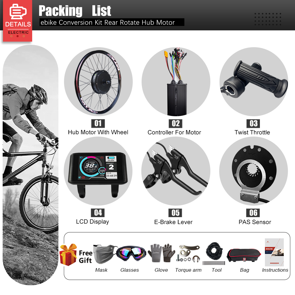 60 فولت 3000 واط دراجة كهربائي - مراجعة 72V 5000W Hub Motor Kit وسعره