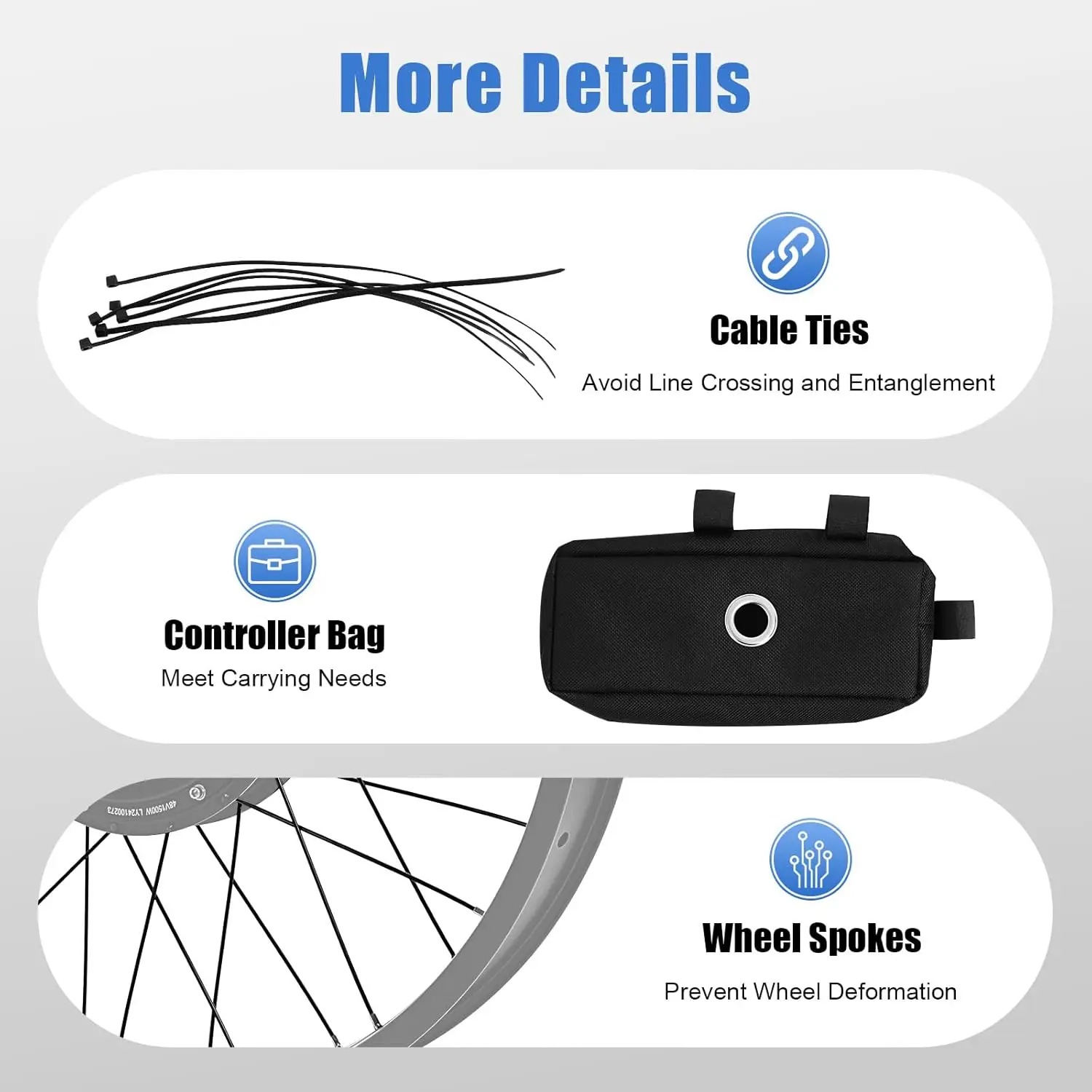 48 فولت 1500 واط دراجة كهربائي - مراجعة 72V 5000W Hub Motor Kit وسعره